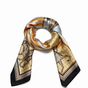 Luxurious Silk Scarf (No Brand) - NWOT - 41" Square Fashion Accessory